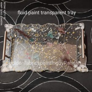 Fluid Art Colorful / Washable / Customizable Trays