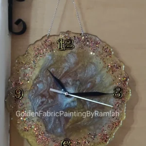 Resin / Fluid Art Based / Customizable / Colorful Wall Clocks