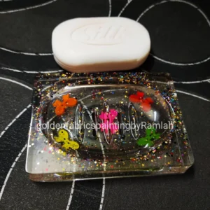 Resin Art / Fluid Art Customizable / Colorful Soap Dishes