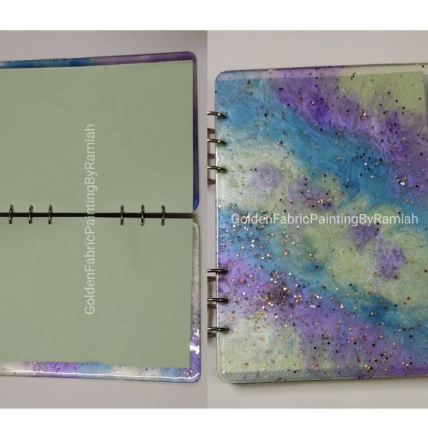 Resin Art / Fluid Art / Customizable / Colorful Notebooks