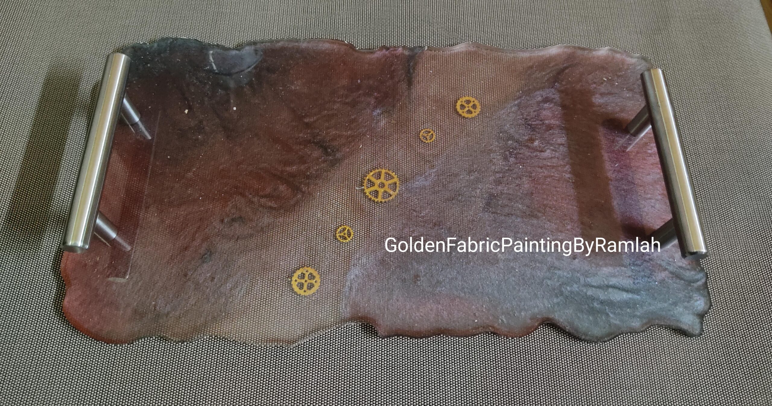 Fluid Art Colorful / Washable / Customizable Trays