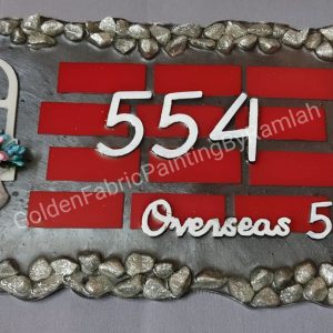 Fluid Art Based Personalized Hand Painted Name Plates