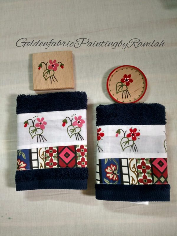 Hand Painted Towels & Tea Coasters