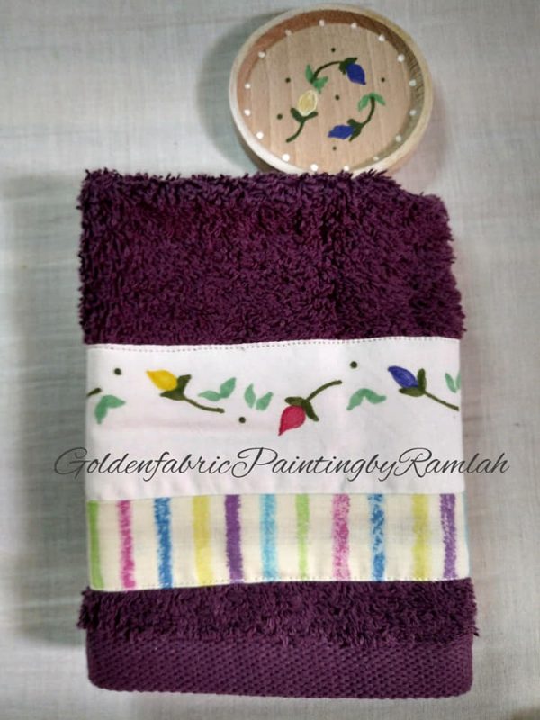 Hand Painted Towels & Tea Coasters