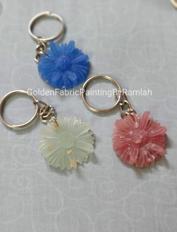 Fluid Art Based Washable Keychains