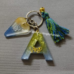 Fluid Art Keychains