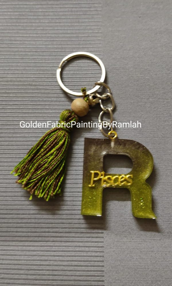 Fluid Art Keychains